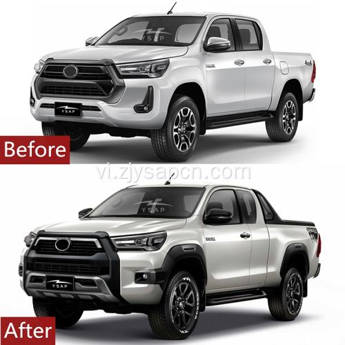 2021 Hilux Revo Nâng cấp lên Rocco Body Kit